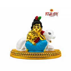 ST/2926/M 24 CARAT COW BAL KRISHNA 