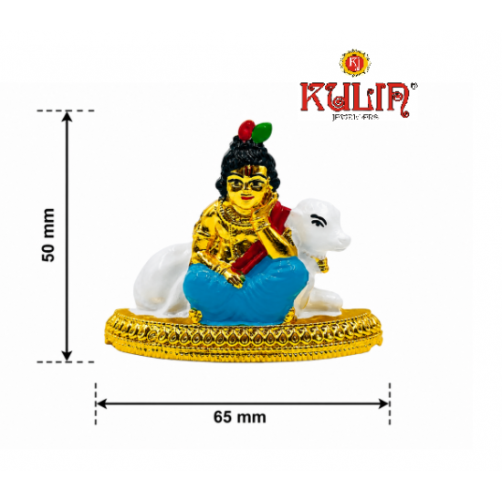 ST/2926/M 24 CARAT COW BAL KRISHNA 