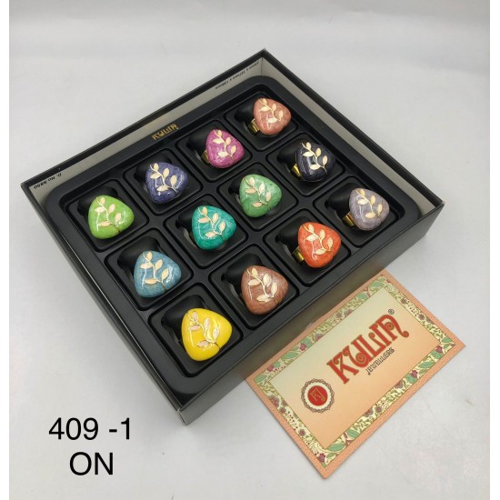 ENAMEL FINGER RING 409 -1 