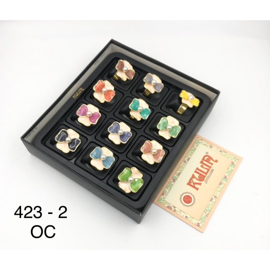 ENAMEL FINGER RING 423 -2