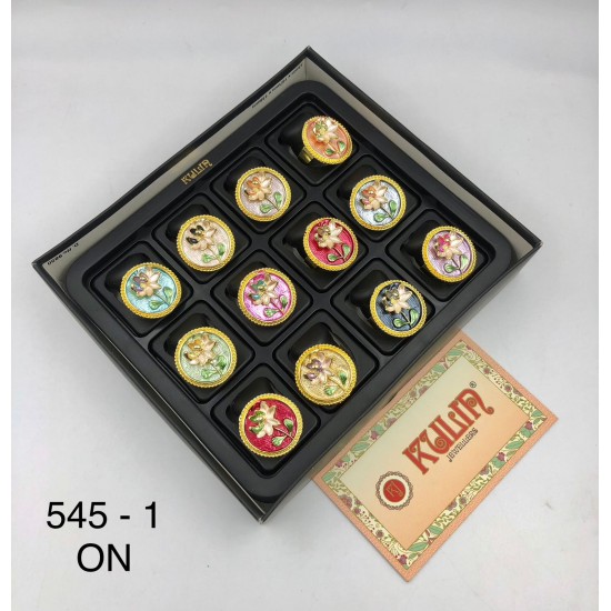 ENAMEL FINGER RING 545 -1