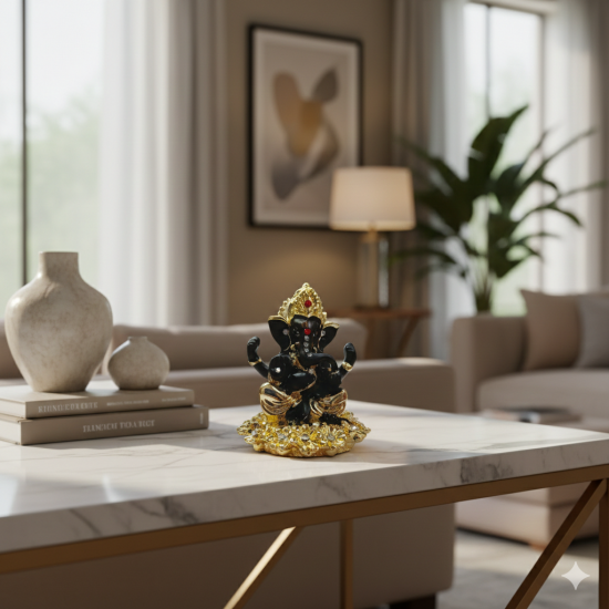 ST/1828/M ROYAL FLOWER GANESH 