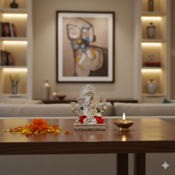 ST/2596/SIL ROYAL MINI DAGDU GANESH 
