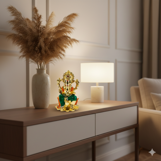 ST/1832/G ROYAL LOTUS GANESH