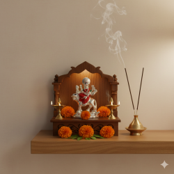 ST/2522/SIL ROYAL DURGA MATA