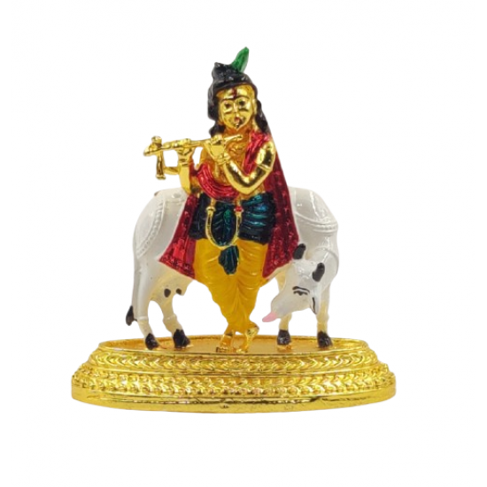 ST/2743/M 24 CARAT COW KRISHNA 