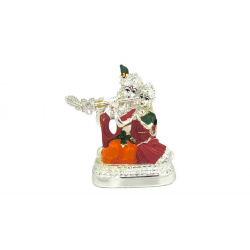 ST/2575/SILM ROYAL SITTING RADHA KRISHNA 