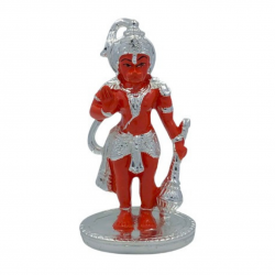 ST/1645/SIL ROYAL STANDING HANUMAN 
