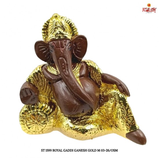 ST/1599 ROYAL GADDI GANESH GOLD M