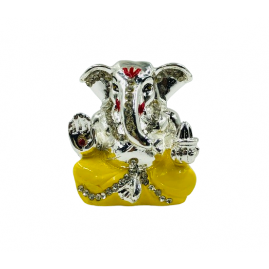 ST/1816/SILVER ROYAL SMALL APPU GANESHA
