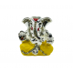 ST/1816/SILVER ROYAL SMALL APPU GANESHA